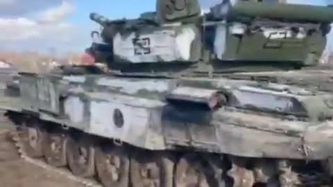 ❗️It's not funny anymore. the tank ihe Russians once again abandoned a tank with full ammunition!