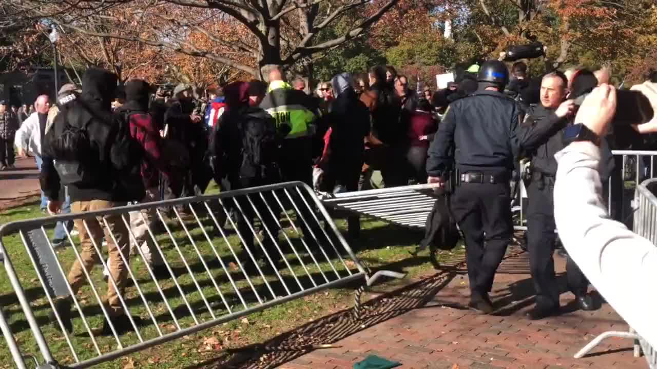 Antifa attacks Boston Freedom Rally…