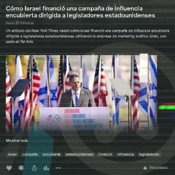 Cómo Israel financió una campaña de influencia encubierta dirigida a legisladores estadounidenses