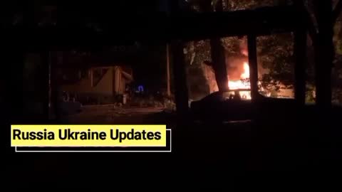 The first footage from the scene of the shelling of the center of Donetsk