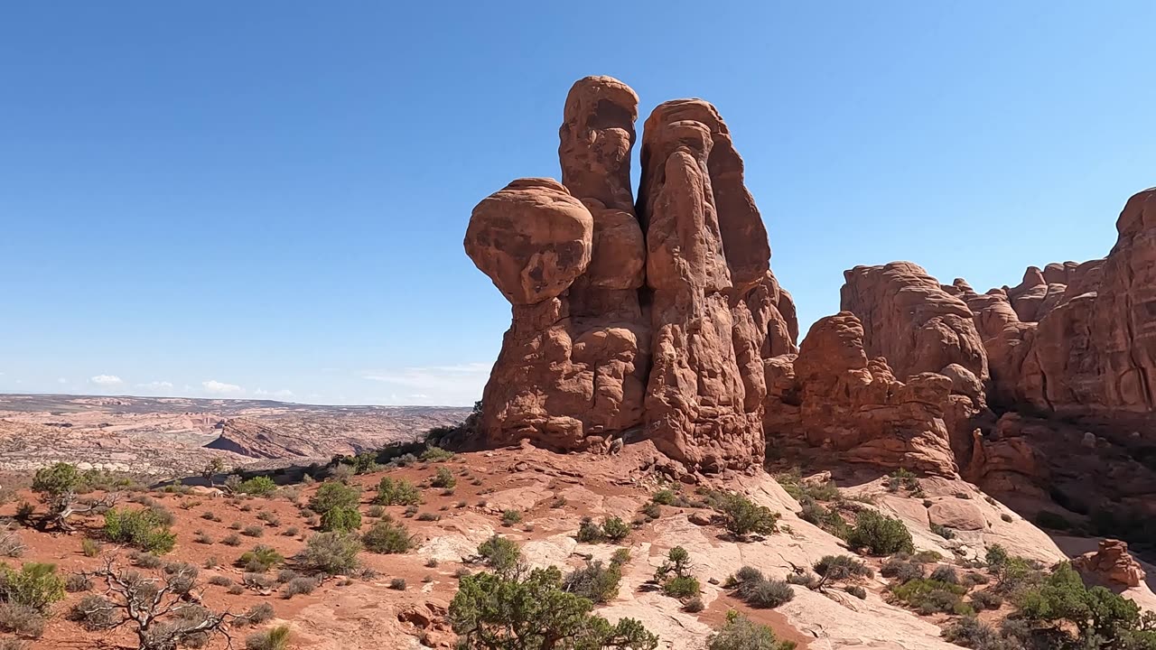 Hiking in Arches