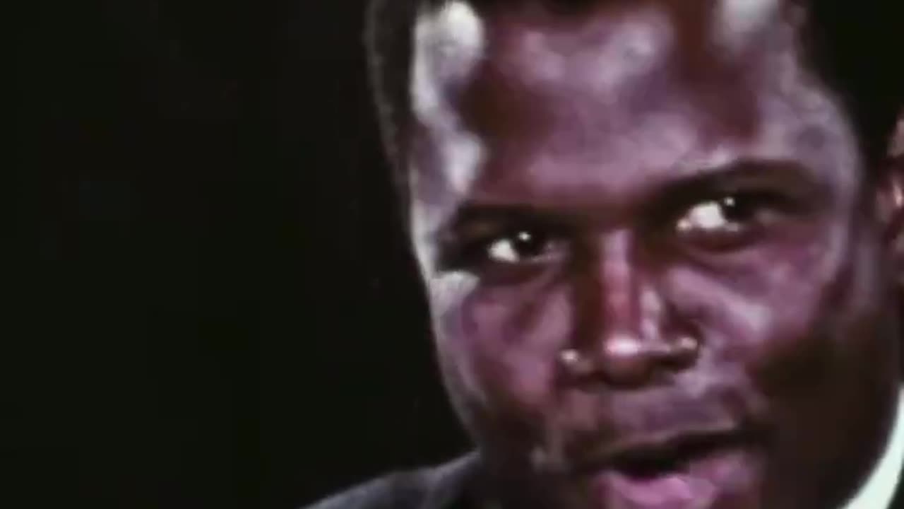 In 1968, Sidney Poitier was at a press conference at the height of his career.