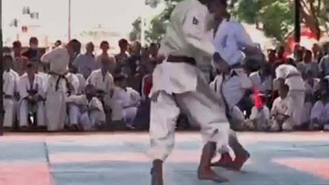 Kyokushin Karate Knockout Fight.