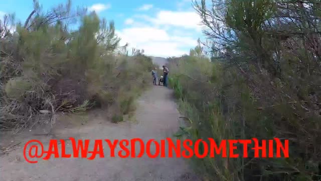 RC/Caleb Jumping at Mission Trails Rock Quarry