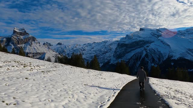 Beautiful mountain scenery on the nature❤️❤️❤️❤️ enjoying the scenery to see the video