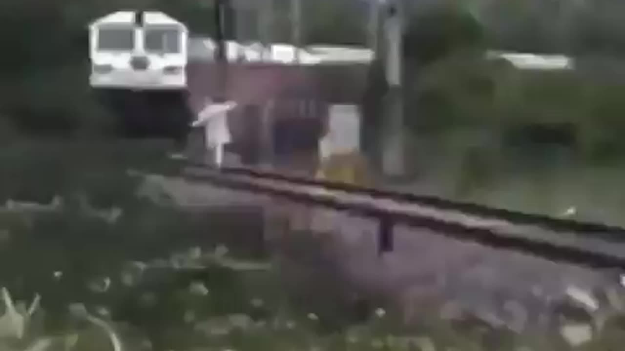 Punjabi Fails To Dodge Train