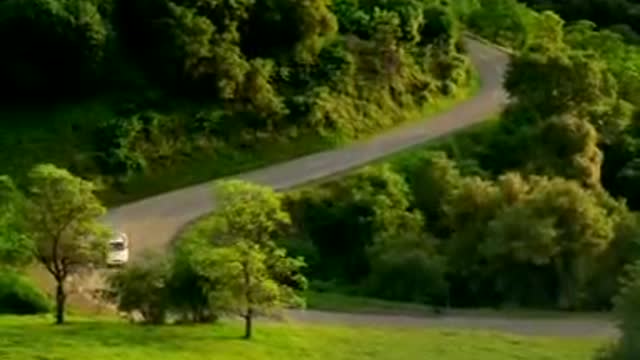 Relaxing Countryside car ride