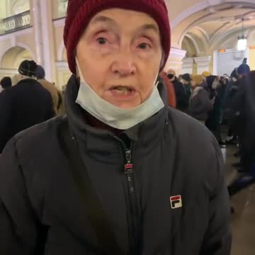 84-year-old Irina Anokhina, who went through the Great Patriotic War