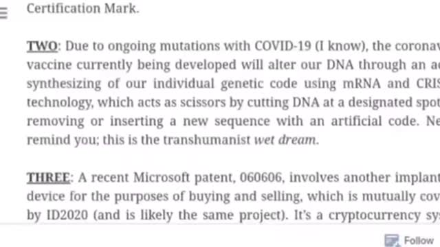 Coded Gates MRNA Vaccines!