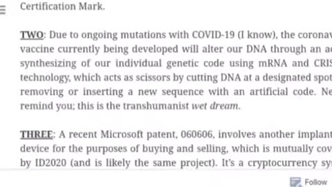 Coded Gates MRNA Vaccines!