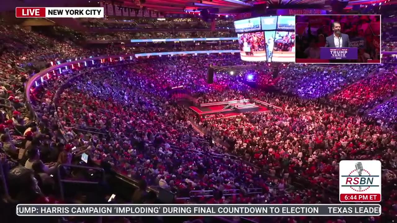 Donald Trump Jr. Delivers Remarks at Madison Square Garden