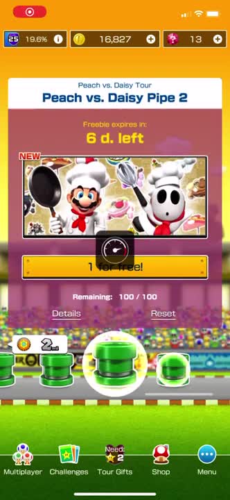 Mario Kart Tour - Free Peach vs. Daisy Pipe 2 Pull