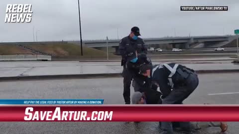Canadian Nazi Gestapo Police SWAT Team Arrest a Pastor