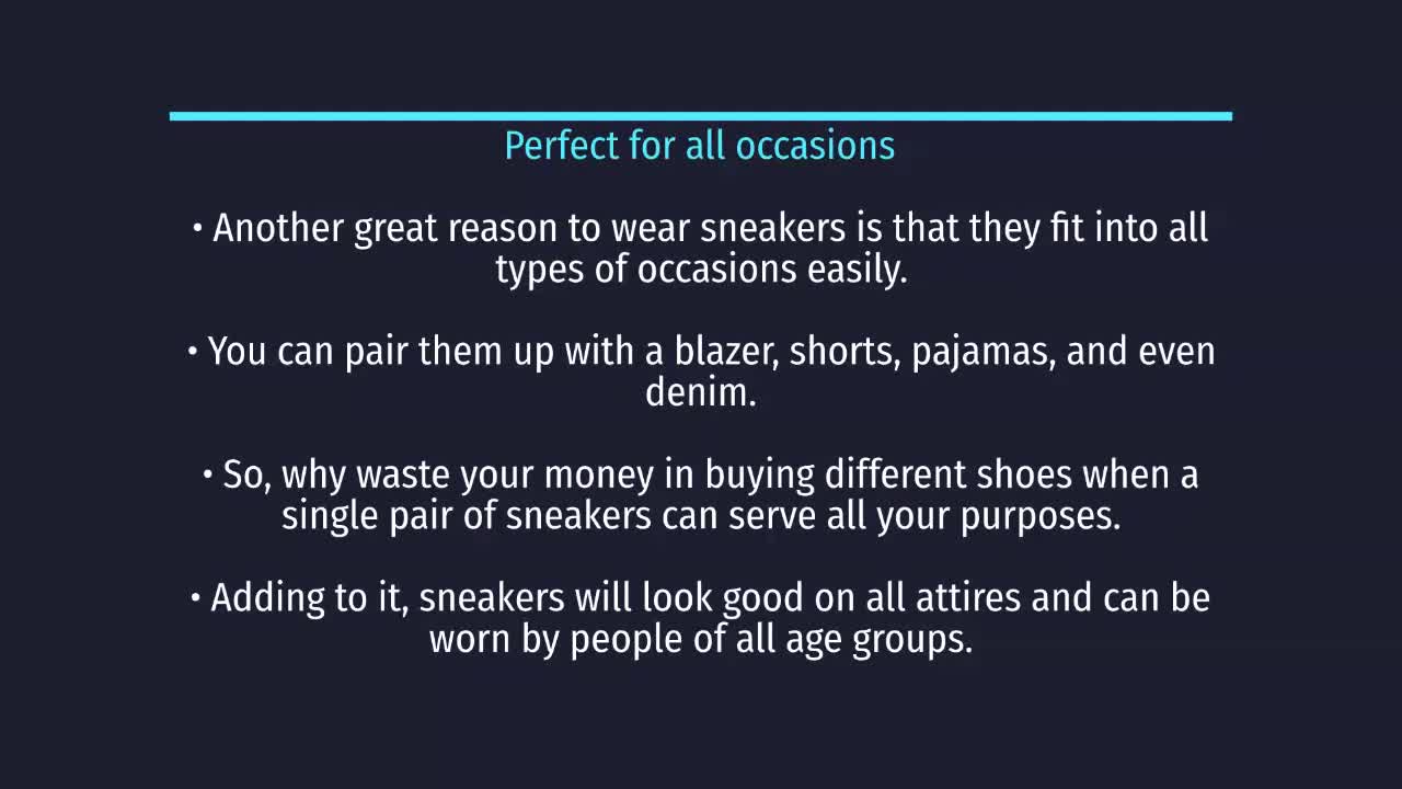 Detailed Information About sneakers