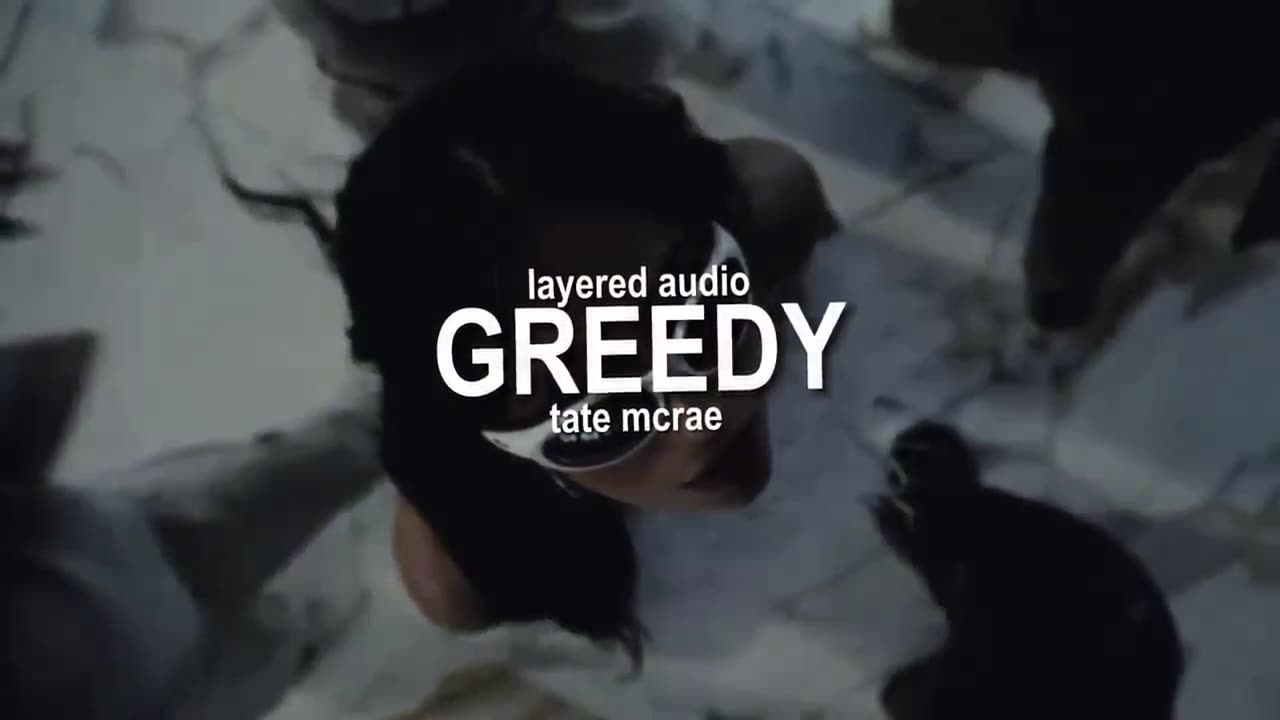 greedy - tate mcrae | layered audio remix