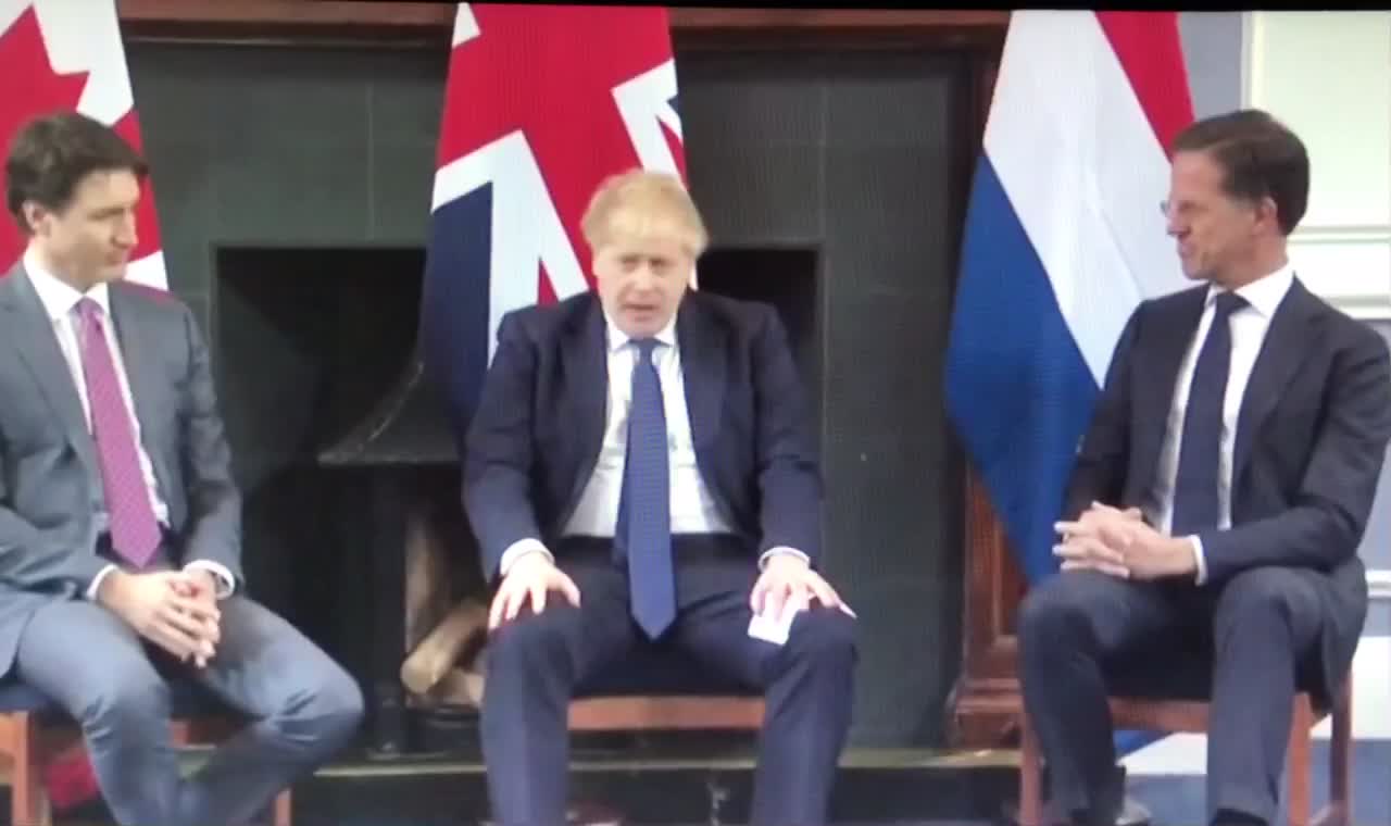 Uk prime minister meets Dutch ,Canadian counterparts🤞