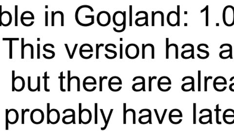 Go tests debugging