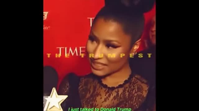 Nicki Minaj's Reaction To Trump Being Her Fan