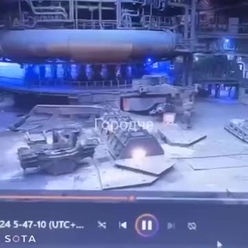 In Cherepovets, Russia near the steel plant, an explosion occurred due to a