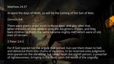 Just as in the Days of Noah