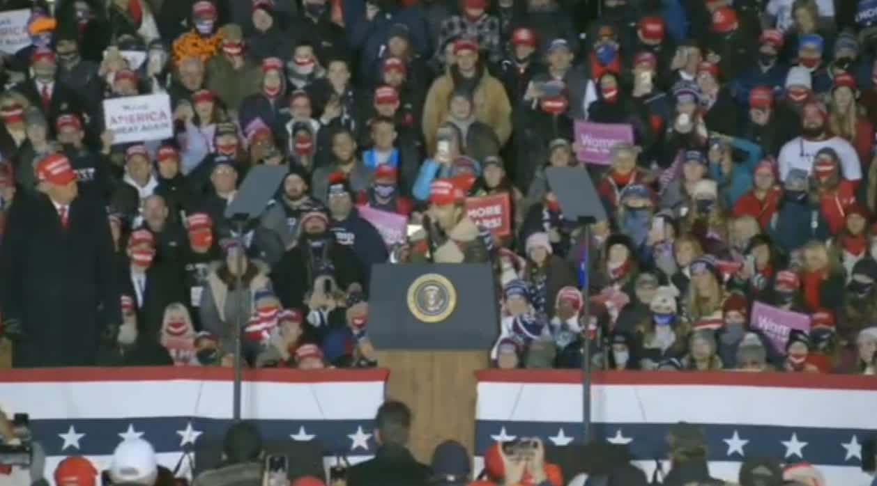 "Lil Pimp" (Lil Pump) Invited Onto President Trump's Stage MAGA Rally Grand Rapids Michigan