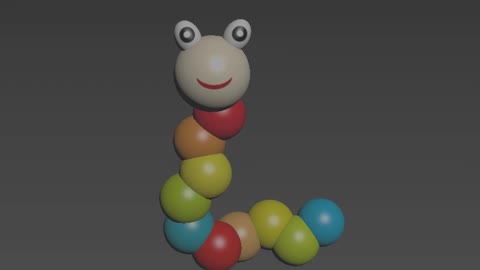 Toy snake 3d model