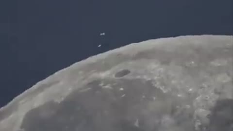 Object near the moon