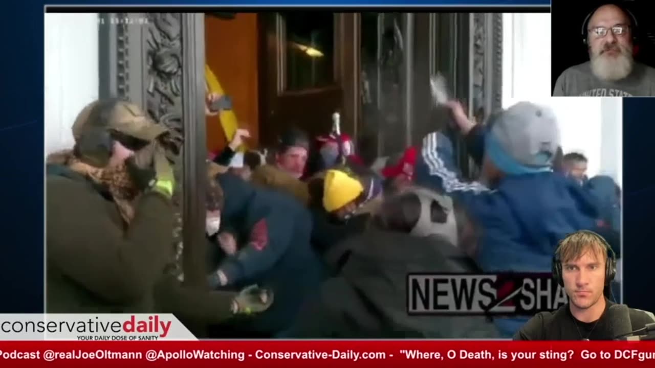 Conservative Daily Shorts: Undercover Agents Hold the Door at J6 Protests w Bobby & Apollo