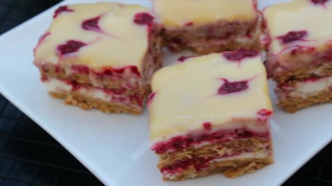 Raspberry Fruit White Chocolate Biscuit Cake Recipes