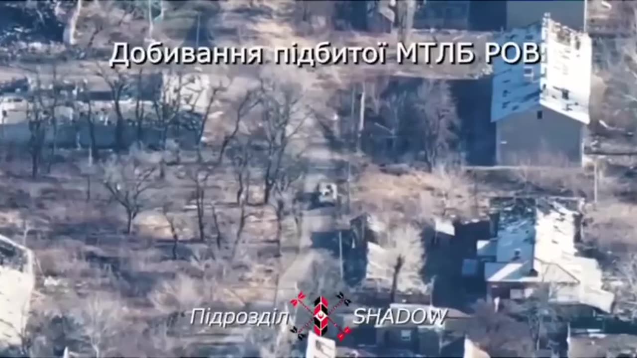 ⚡️Defence forces burned a column of invaders in Avdiivka, which tried to hide in