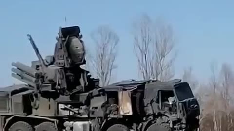 A Damaged Russian Pantsir-S1 SAM Somewhere in Luhansk Region