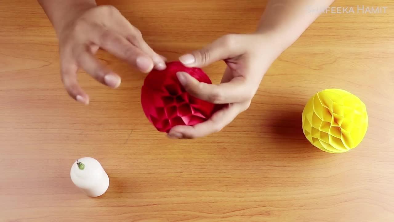 How to make a Origami Paper Honeycomb Ball DIY