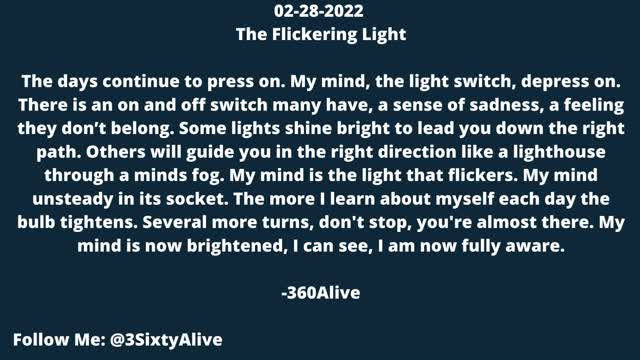 Motivational Motivation Journal 2-28-22