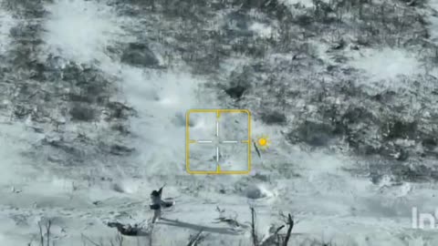 Russian Soldier Dodges an FPV Drone Attack