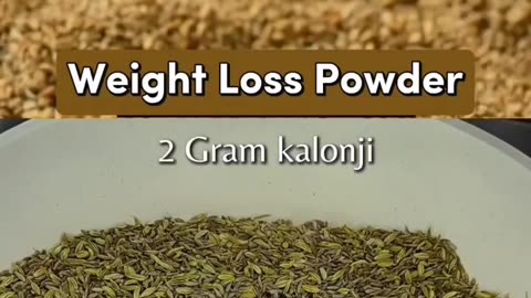 Weight loss powder