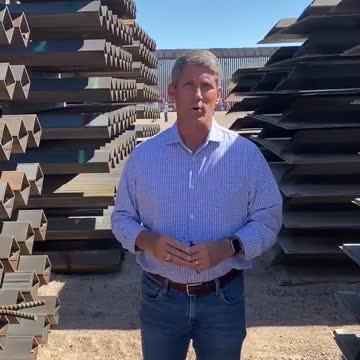 WATCH: Border Wall Materials Sit Rusting as Biden Border Crisis Gets Worse