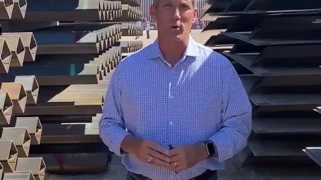 WATCH: Border Wall Materials Sit Rusting as Biden Border Crisis Gets Worse