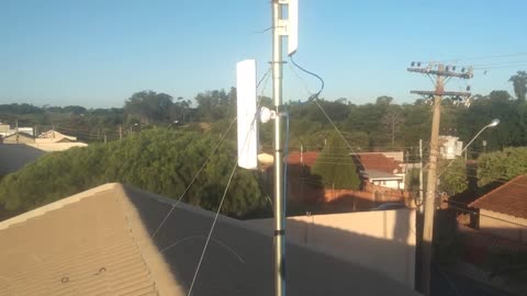 MOSTRANDO POUCO MINHA ANTENA NOVA LATIBEAM GPS 120 GRAUS