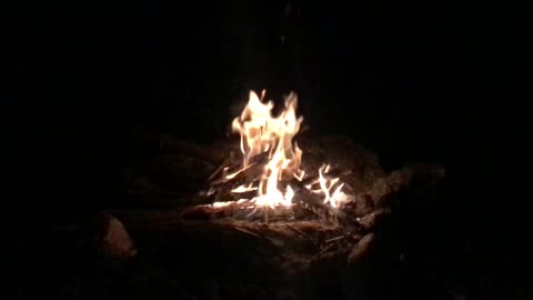 The fire