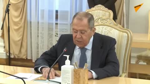 Встреча Сергея Лаврова и Дмитрия Медоева с журналистами 25.01.2021
