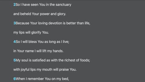 Psalm 63