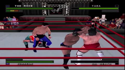 WWF Attitude PS1: War match #12