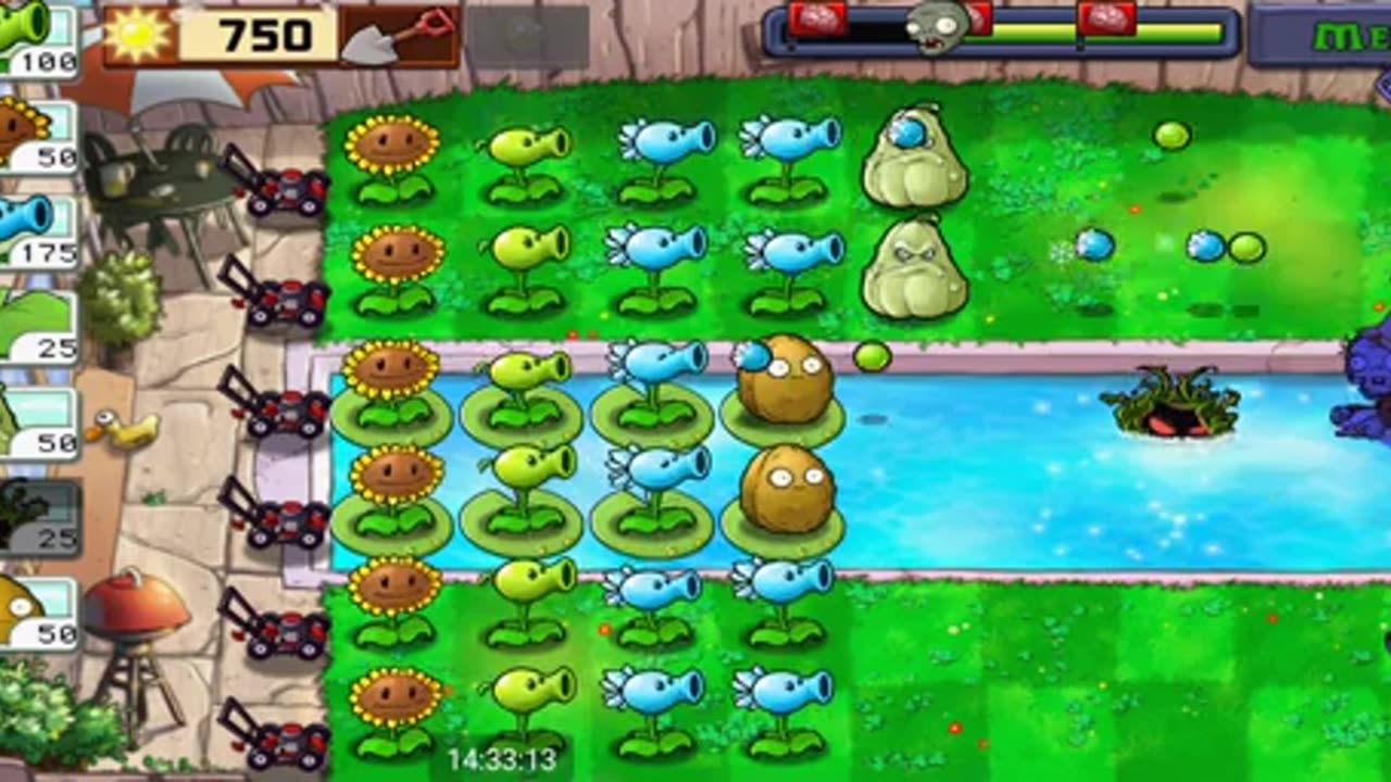 Plants Vs Zombies level 7