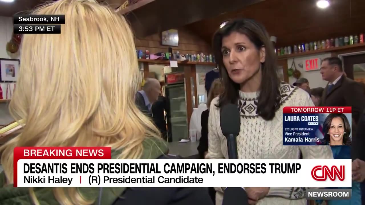 Nikki Haley Says Donald Trump Is As Bad As Joe Biden