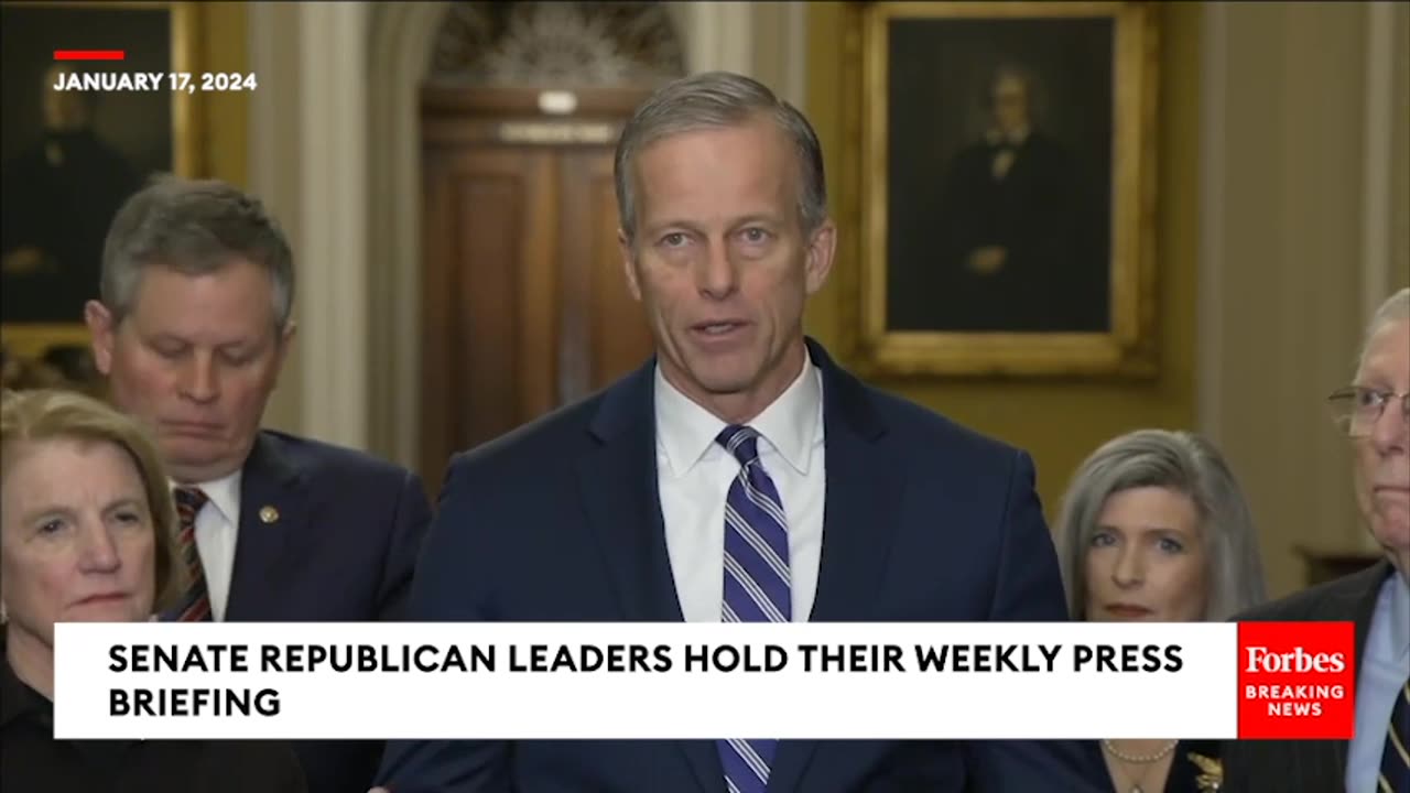 John Thune Champions Supplemental For Addressing Border Security & Providing Aid To Key Allies