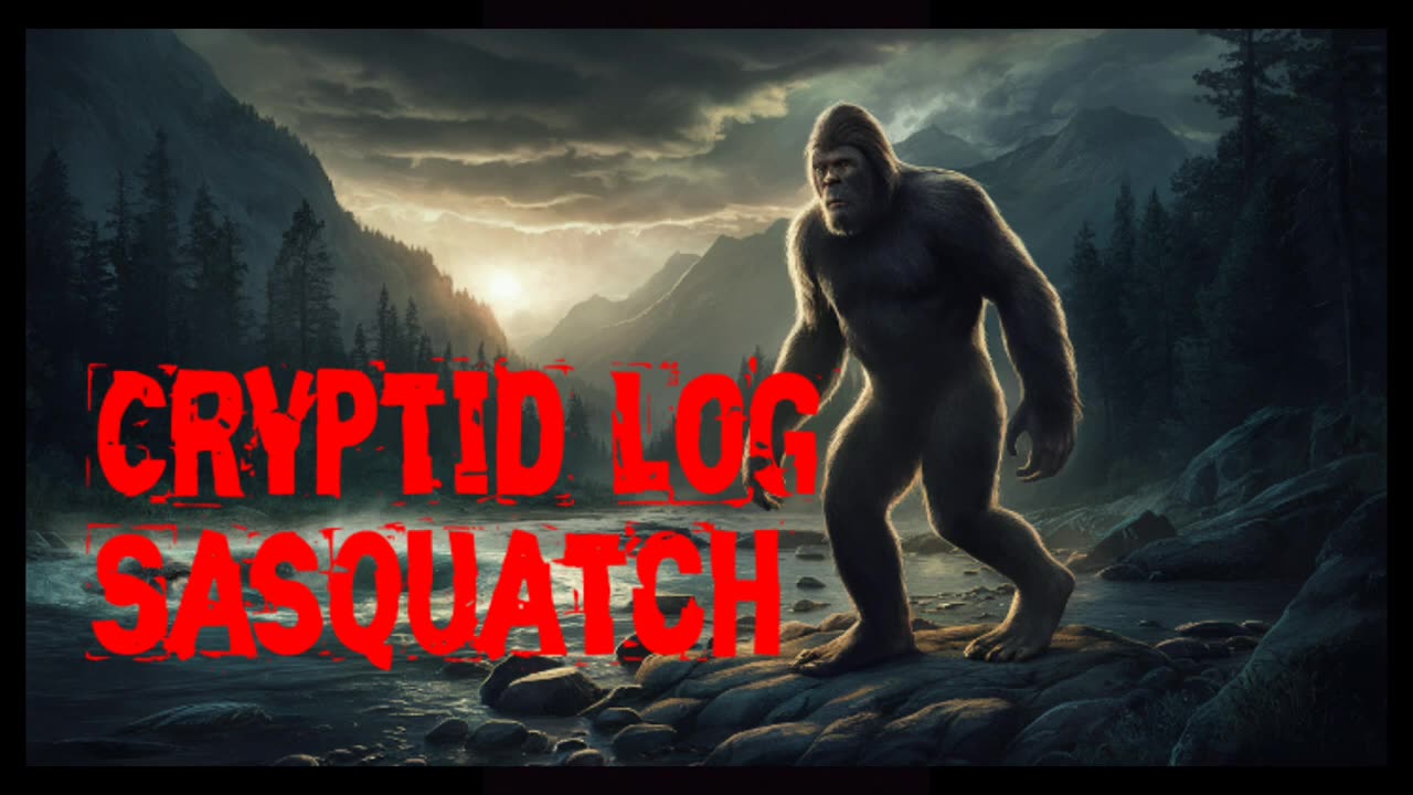 Cryptid Log Sasquatch (bigfoot)