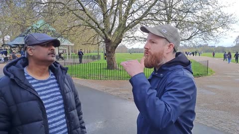 Speakers Corner - Part 1 - Uncle Sam has a Chat with Joseph about Christianity a