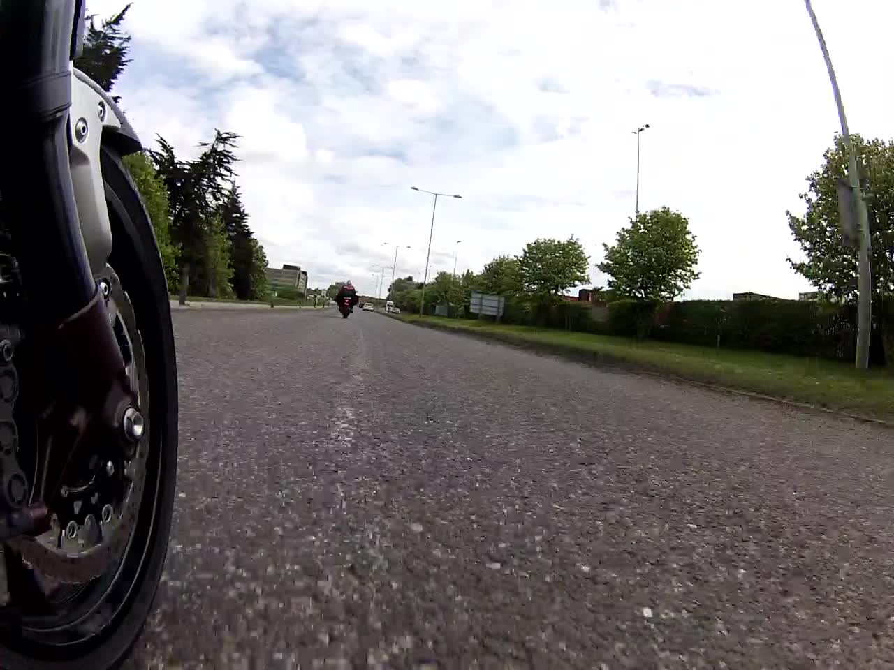 First ride onto English roads