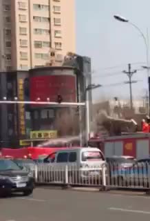 Chinese suicidal man saved by firefighters