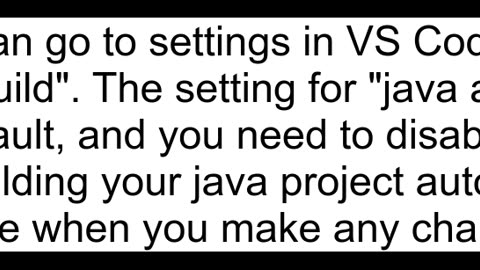 How do I turn off the Java Language Server in VS Code